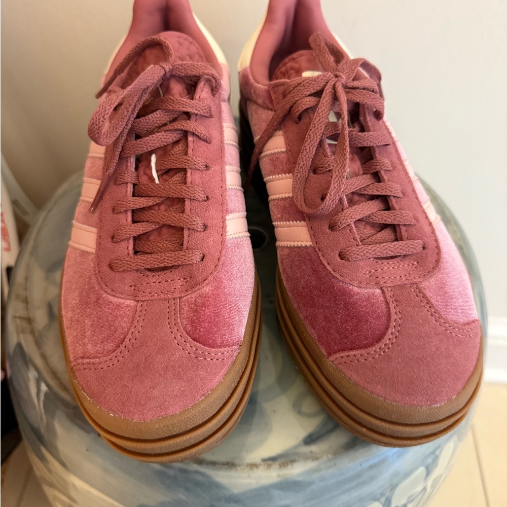 Adidas Gazelle Women's Sneakers - Pink and Brown - Picture 5 of 5